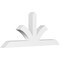 Ekena Millwork Richland Architectural Grade PVC Gable Bracket, 84"W x 35"H x 6"D x 6"F, 10/12 Pitch GBP084X35X0606RIC00 - alternate 1